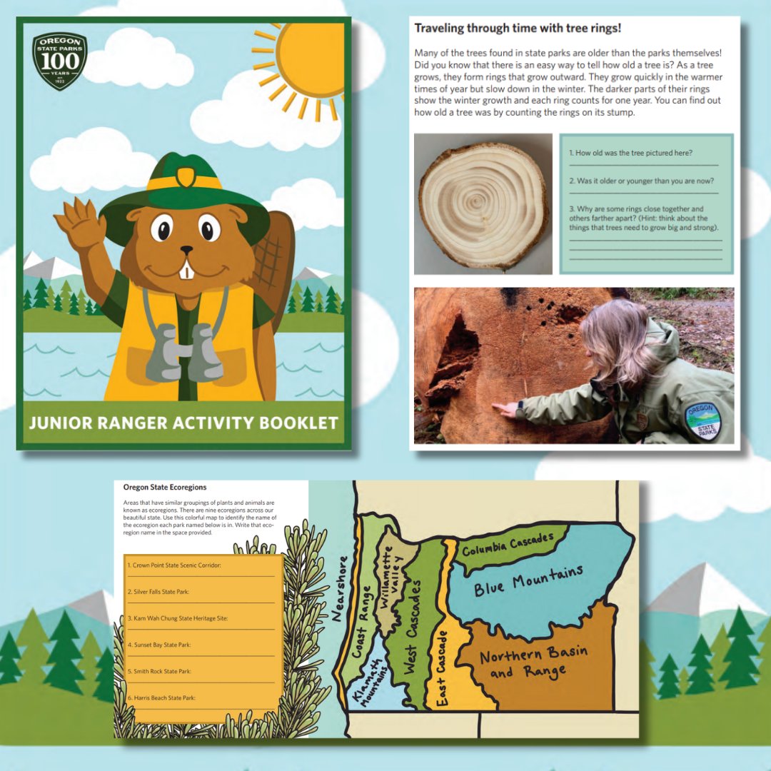 statelibraryor's tweet image. It&apos;s supposed to be nice for a while. Grab a copy of @ORStateParks Junior Ranger Activity Booklet from our digital collection, inspire your kids to get outside and learn about nature. 

digital.osl.state.or.us/islandora/obje…

#SLO #StateLibraryofOregon #FamilyFunFridays