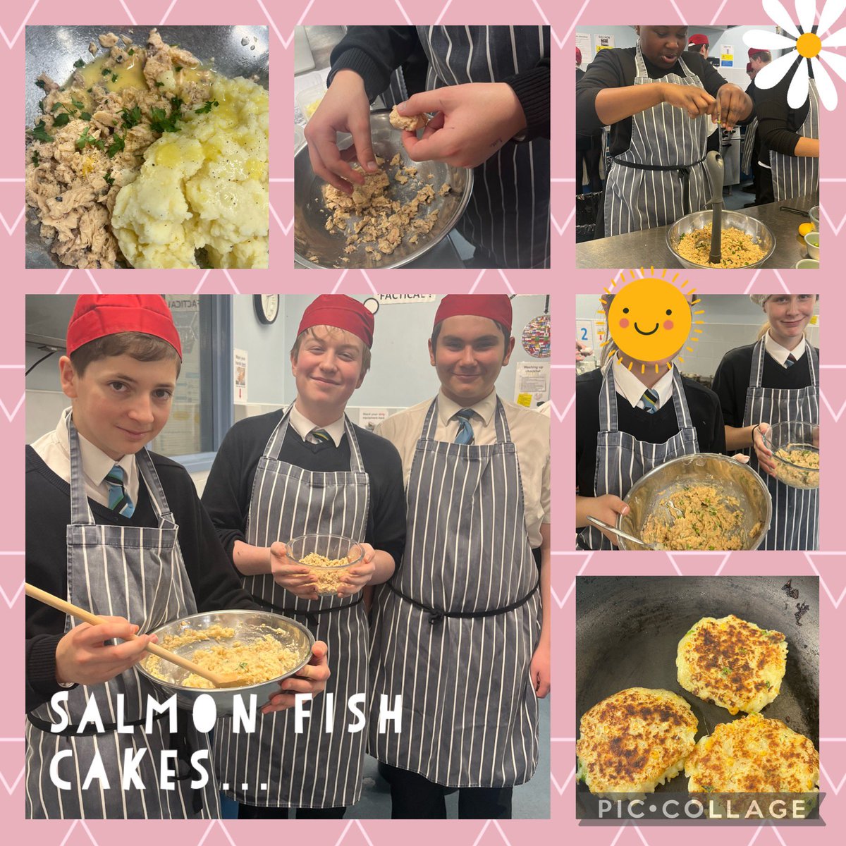 FACT: most children don’t eat enough oily fish! Not here… we’ve been making fish cakes using canned Alaska pink salmon donated by <a href="/AlaskaSeafoodUK/">Wild Alaska Seafood</a>.  It was a challenge to complete in a lesson but we enjoyed the experience!
Thanks <a href="/FoodTCentre/">FoodTeachersCentre</a> <a href="/FishmongersCo/">The Fishmongers' Company</a> part of #FishHeroes