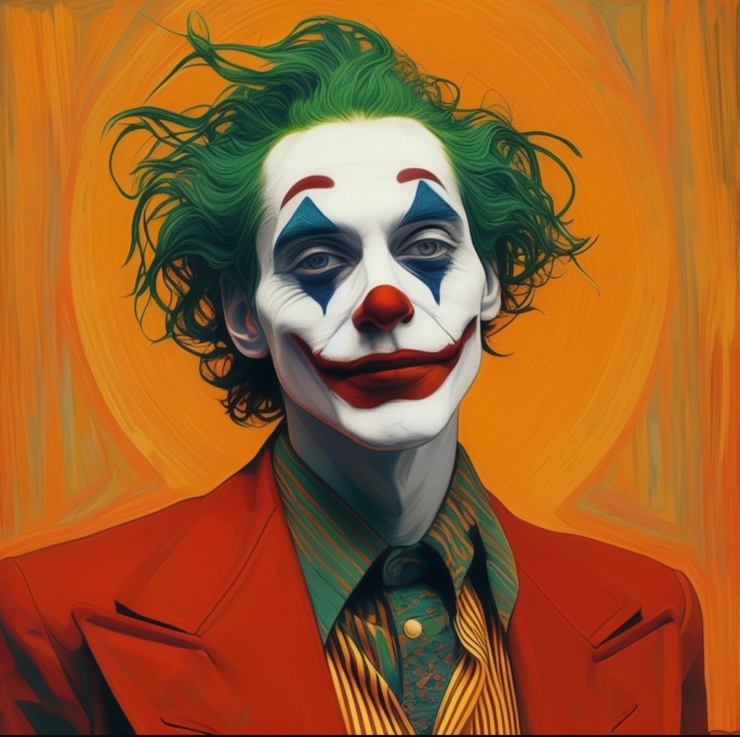 Chrys11917's tweet image. #joker #aiArt #deepSl