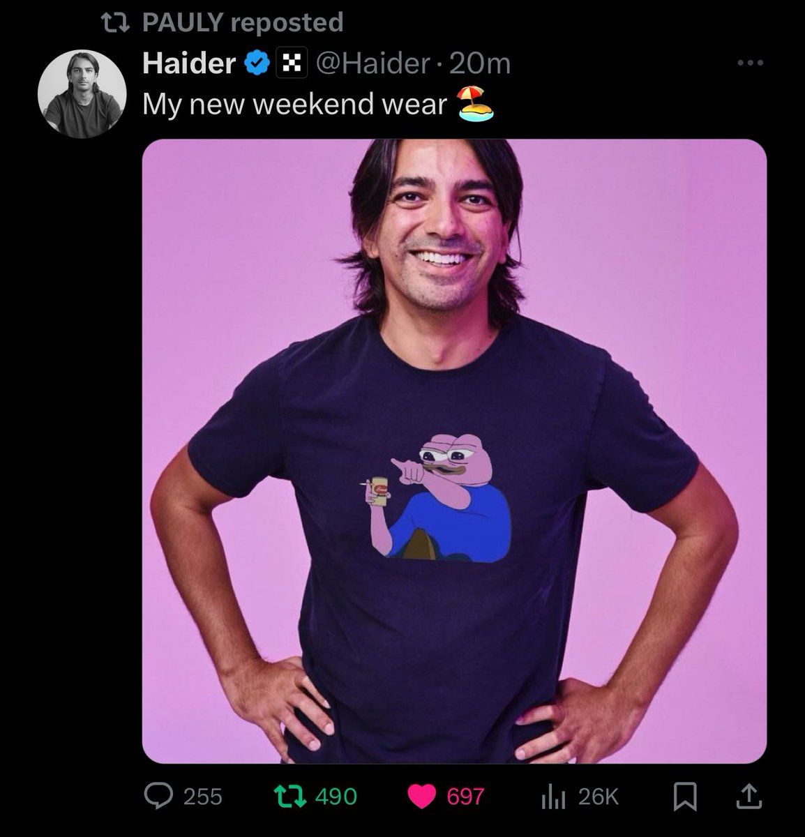 I can not believe that after the day of $PORK community actively engaging with the <a href="/okx/">OKX</a> Chief Marketing Officer <a href="/Haider/">Haider</a>, he is now representing <a href="/PorkCoinETH/">PORK 🐷</a>. 

DO YOU EVEN UNDERSTAND WHAT THAT MEANS? 🐷🚀🚀🚀🚀🚀🚀🚀🚀🚀🚀