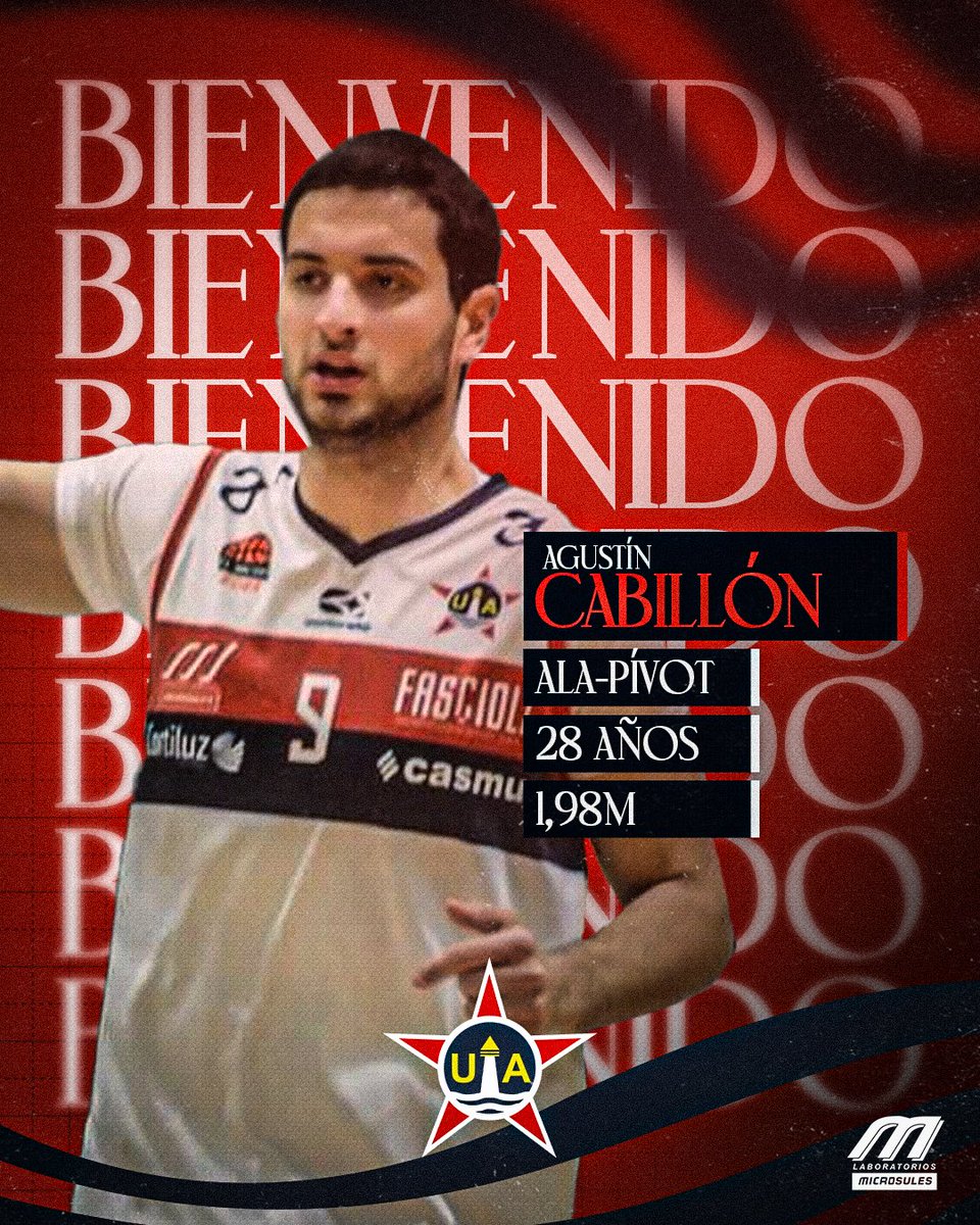 DOCTOR AZULGRANA

Agustín Cabillón seguirá defendiendo a la UA en la LdA 2024.

El interno viene de promediar 6.8pts y 4.9reb en el pasado Metro con la casaca de la UA.

Vuelve tras ser campeón de la DTA con Montevideo, donde aportó 14.9pts, 8.4reb y 3.4ast.