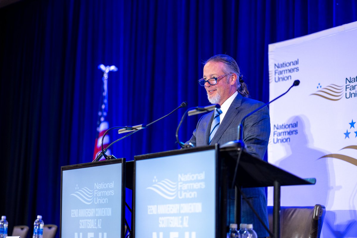 All of our work at USTR is targeted toward meeting the Biden Administration’s goal that all benefits from trade get all the way back to the farm gate. - Chief Agricultural Negotiator Doug McKalip speaking at the @NFUDC’s 122nd annual convention in Arizona this week.
