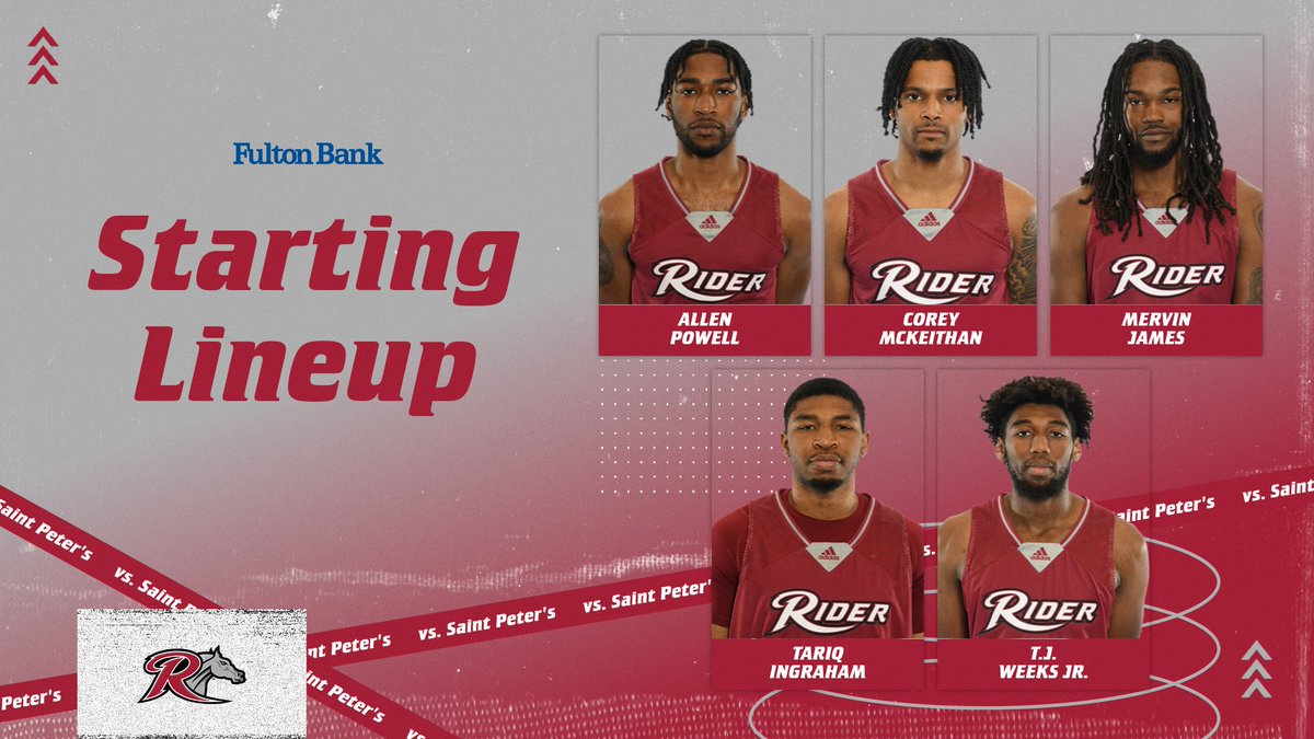 Starting 5 presented by @FultonBank 2️⃣ | 3️⃣ | 5️⃣ | 3️⃣3️⃣ | 3️⃣5️⃣ Tip-off in the MAAC Quarters vs. Saint Peter's at 9 📺 ESPN+ espn.com/watch/player/_… 📻 streamdb4web.securenetsystems.net/v5/index.cfm?s… 📊 stats.statbroadcast.com/broadcast/?id=… #GoBroncs #MAACHoops