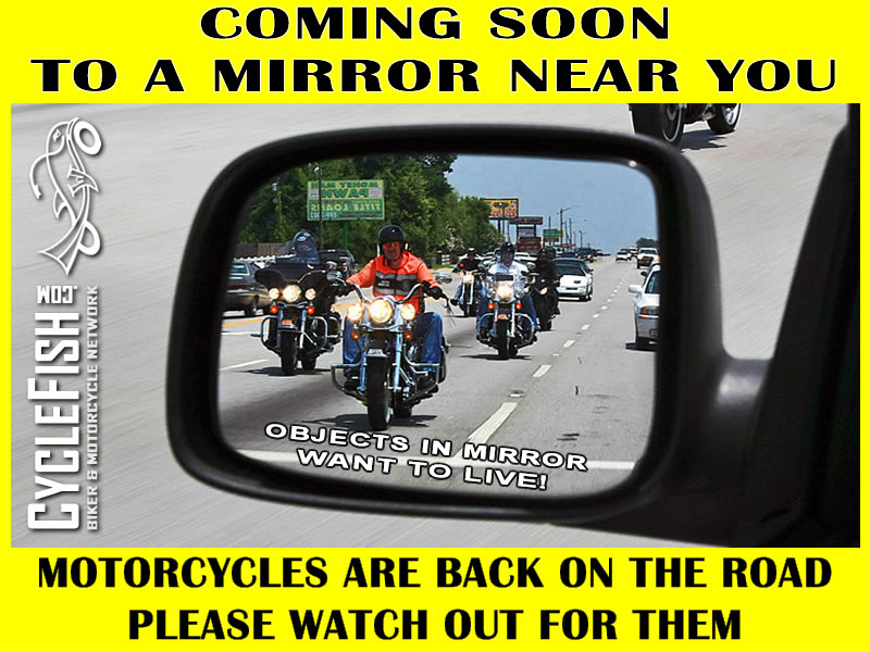 CycleFish.com wants all our friend to be safe!

#looktwice #looktwicesavealife #watchformotorcycles