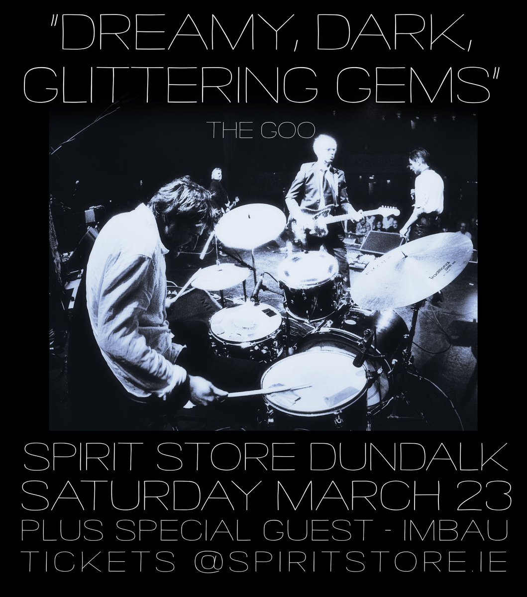 ‘Dreamy, dark, glittering gems’ - TheGOO - see you at @SpiritStore on Sat 23rd