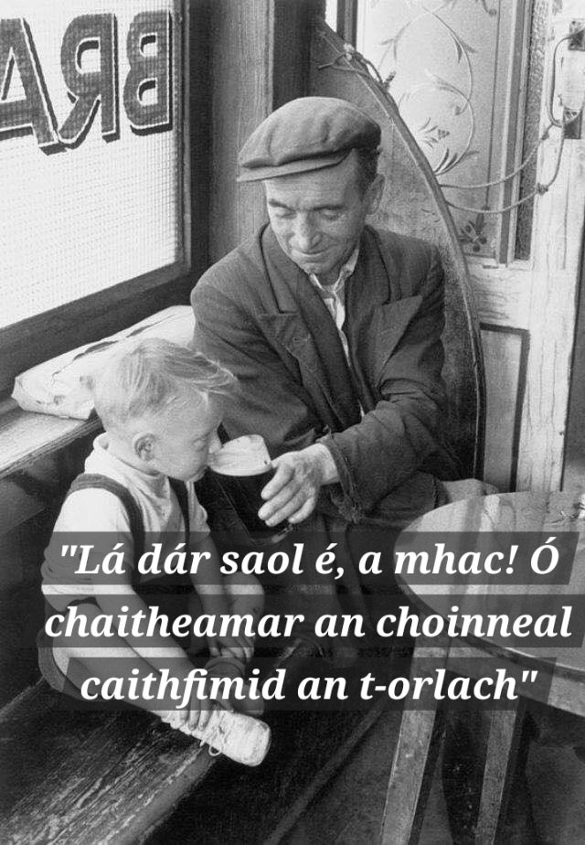 Focail an athair i gcuimhní an mhic Níos soiléire go bhfuil níos mó o gceist le saol Mháirtín....