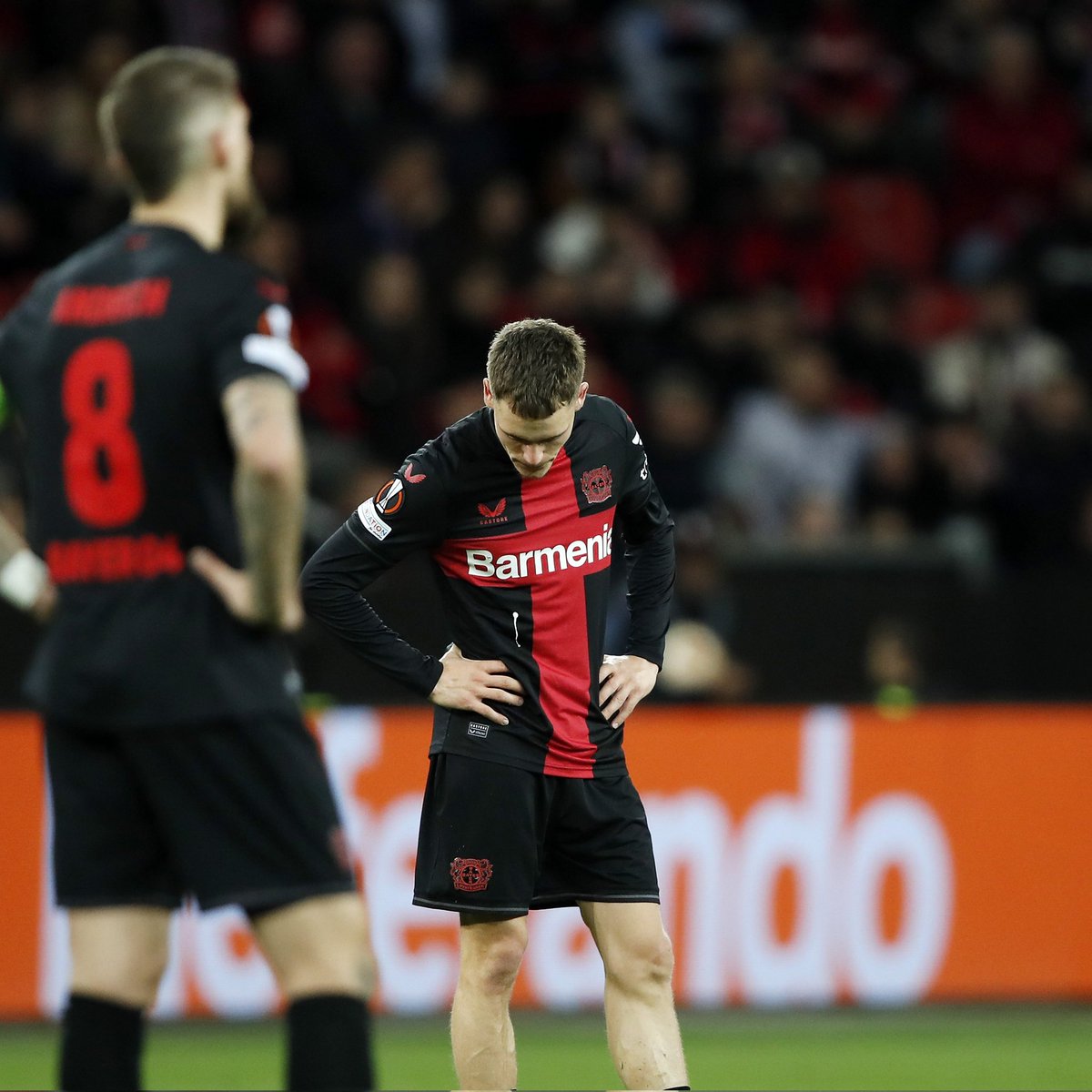 TEN-MAN QARABAG HAVE TWO
Don't forget that Bayer Leverkusen haven't lost ALL season💡💡👾