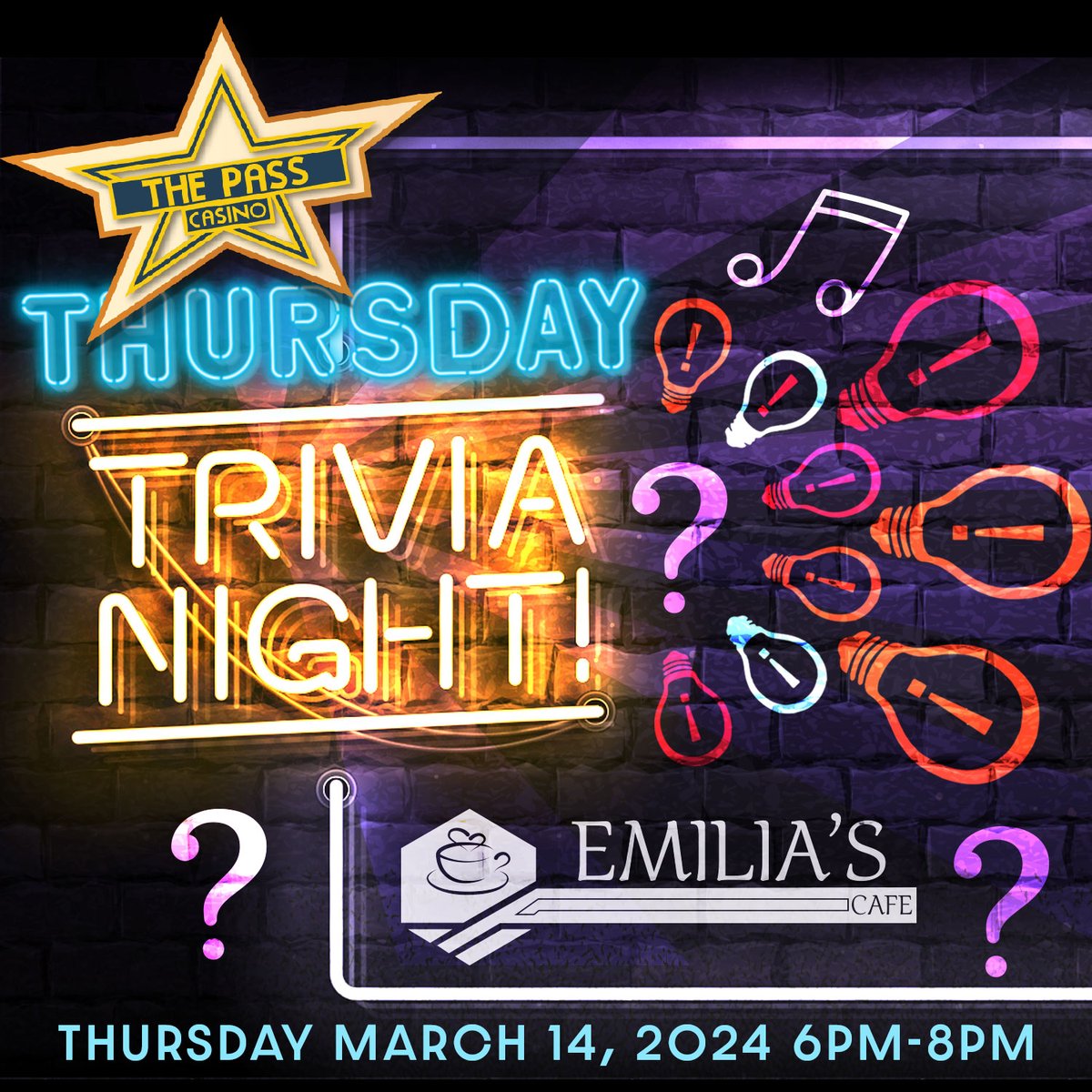 UltTriviaLV's tweet photo. #Trivia Tonight and Every THURSDAY NIGHT on Water Street in Henderson, NV 6pm - 8pm
FREE to PLAY and PRIZES #ThePassCasino https://t.co/wykREMHg2A