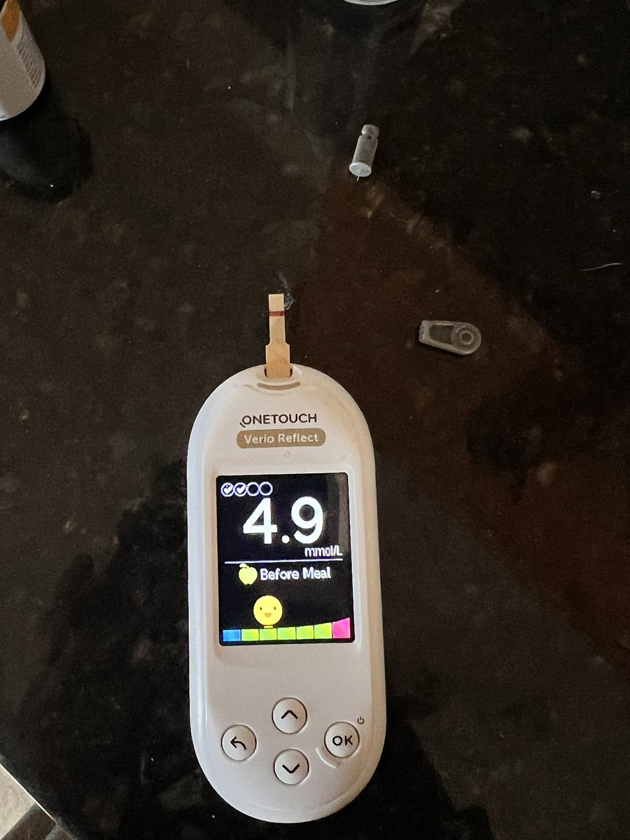 I have a fixation with using my dad’s glucometer to check my blood sugar in case I wake up diabetic one day.