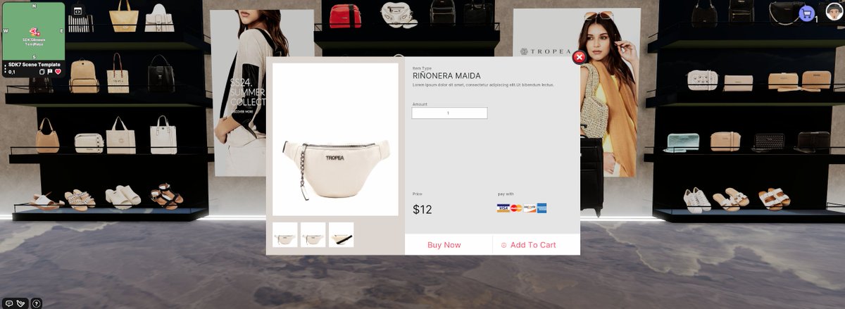 0xGabeDG's tweet photo. Ecommerce on the metaverse using $BAG 🚀🥳

Get ready for a full inmersive 3D shopping experience!
@bagcoinorg https://t.co/d0SVuV48aH