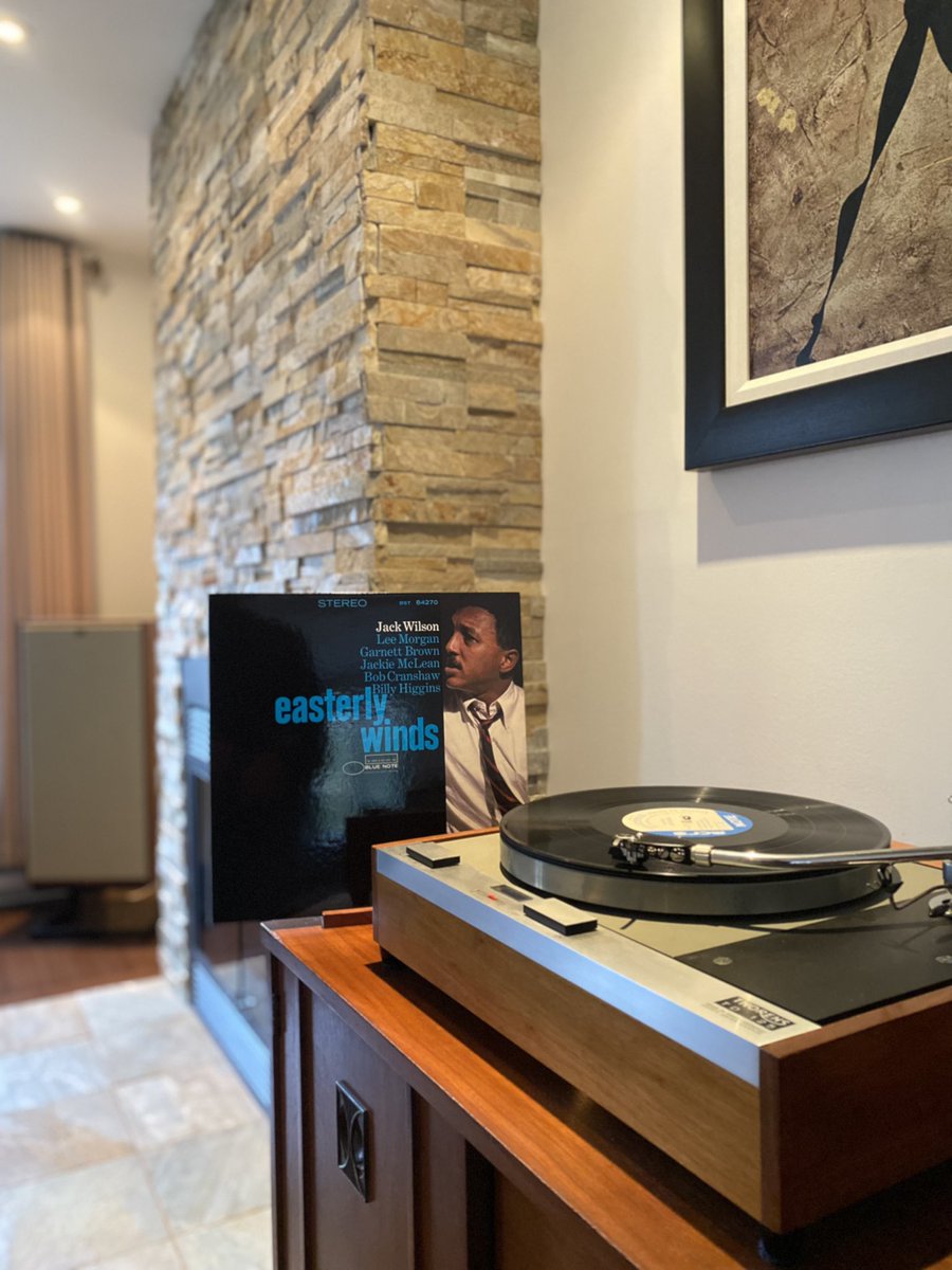 Spinning @bluenoterecords Easterly Winds, Jack Wilson with Lee Morgan, Garnett Brown, Jackie McLean, Bob Cranshaw and Billy Higgins. This is one my favourite Tone Poet Jazz albums - sounds great.