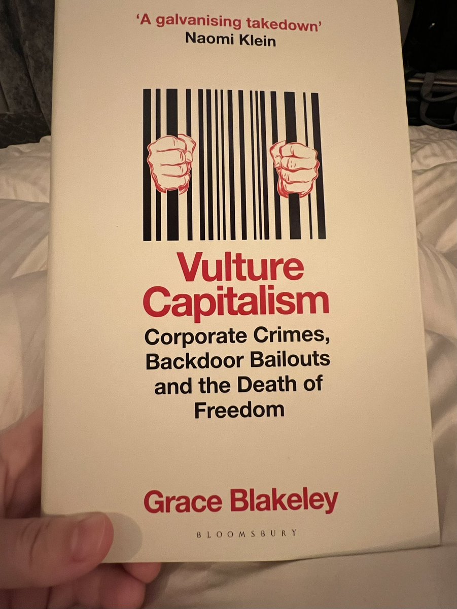 It’s arrived @graceblakeley ✊🏻🥰 

#VultureCapitalism