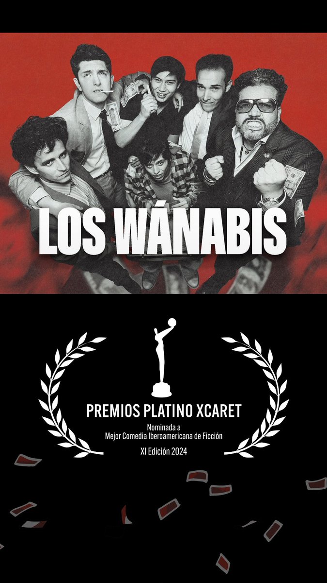 LOS WÁNABIS Primera Película en la Historia en ser nominada a los <a href="/PremiosPLATINO/">Premios PLATINO</a>, como “Mejor Comedia Iberoamericana de Ficción”.

¡Gracias todos por su apoyo!

De vuelta a los cines hoy jueves 14 de marzo. ¡No se la pierdan!

#Ecuador #PremiosPLATINOXcaret #PremiosPlatino2024