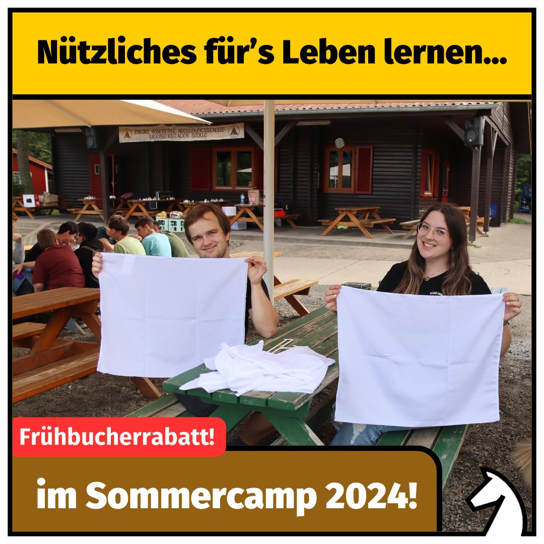 Nützliches für's Leben lernen im Sommercamp 2024! Bist du auch dabei?
Frühbucherrabatt bis zum 31.03. sichern:
deutsche-schachjugend.de/termine/2024/s…
#dsjsommercamp #schach