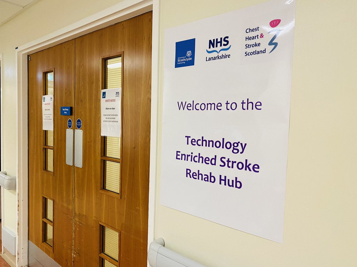 Following a successful study by the University of Strathclyde @CoCreationRehab supported by @CHSScotland with people in the chronic phase after stroke, rehab.jmir.org/2023/1/e46619 a 6 month pilot with inpatients in early recovery phase started in Nov 23