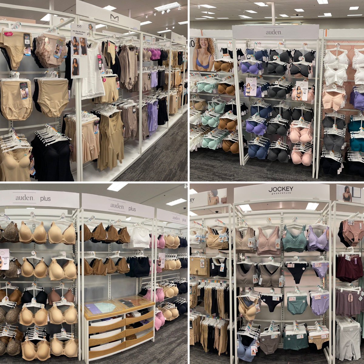 MaySandlin11's tweet image. With the best partners, TL @emily69716809 and TM Michelle, we got IHS looking 🤩😍 Was no easy task, but well worth it w these results✨ #target #visualmerchandiser #intimates #sleepwear #auden #colsie #starsabove