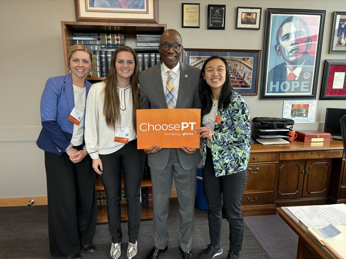 Thank you for your time and support Senator Champion! 
<a href="/UMN_DPT/">UMN Physical Therapy</a> <a href="/MNAPTA/">APTA MN</a> 
#mnleg #dayonthehill
