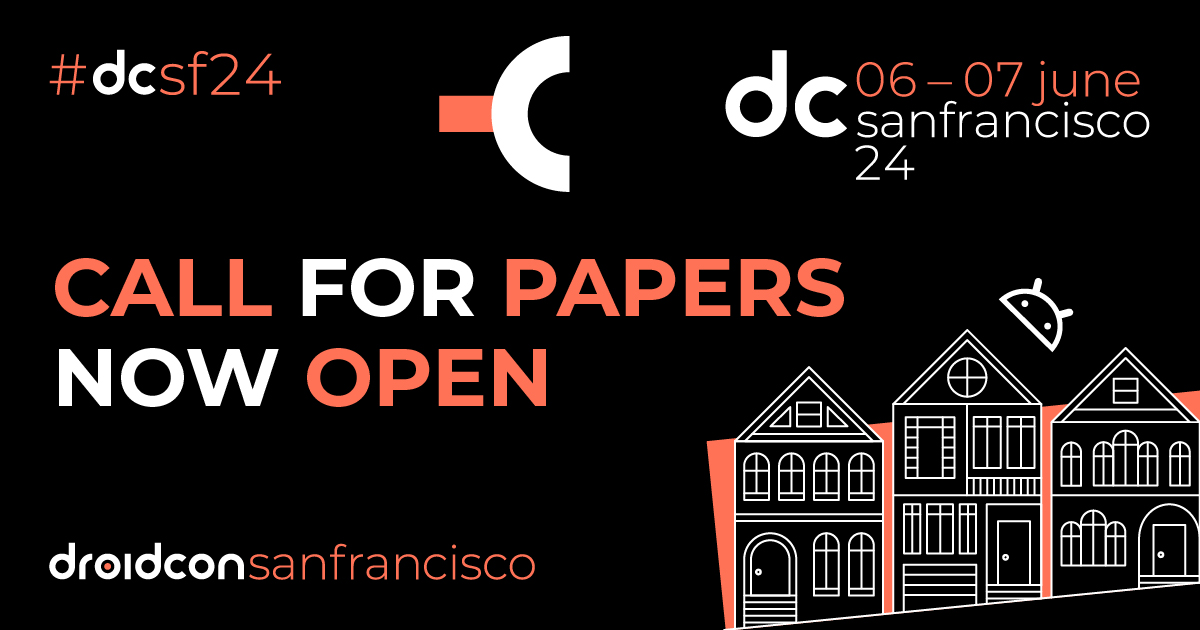 We're looking for #AndroidDevs & #FlutterDevs 🌉 Share your insights, experiences, & expertise at the event of the year. This year, #dcsf24 will have an #Android & #Flutter track – let your voice be heard in the vibrant #mobiledev community 📢 Submit: sessionize.com/droidcon-san-f…