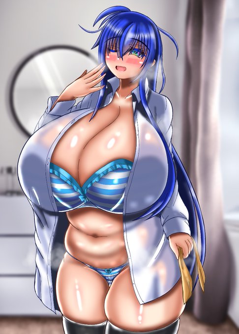 おはようの新作
杏奈ちゃんは朝に弱い…それでも頑張っていつもの髪型をセットするのだ…
…それよりなんだいそのどすけべむちむちボディは…!!
デカッ…太ッ…特にお腹ァ…!!
もっとむちむちになれっ…!! 