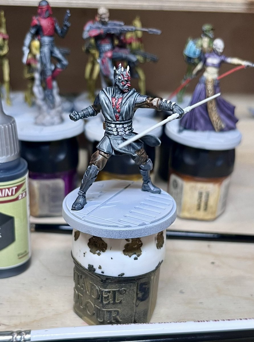 LSurion's tweet image. #hobbystreak day 6: more colors on Maul.