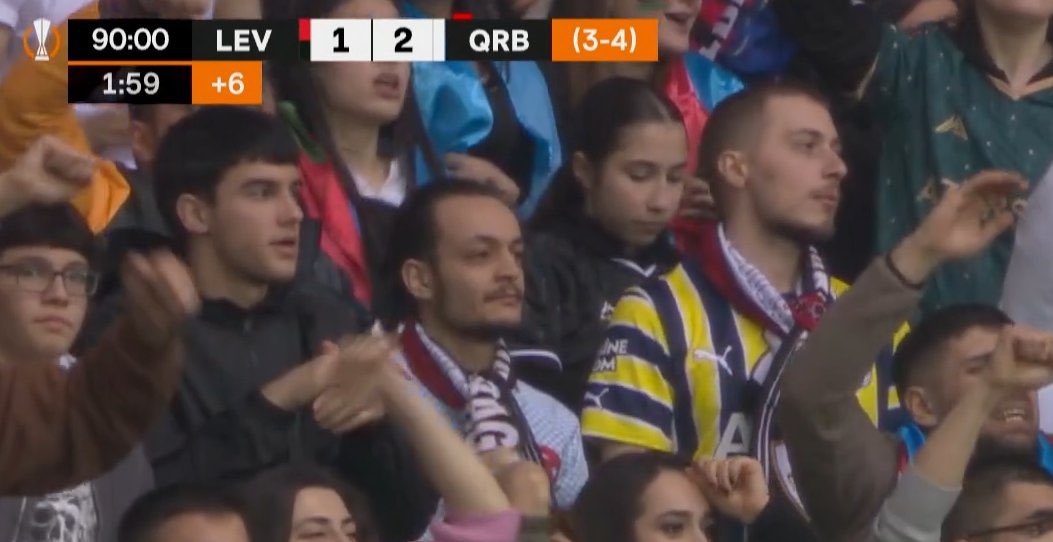 Fener formalı eleman ekrana geldikten 10 saniye sonra karabağ gol yedi amk