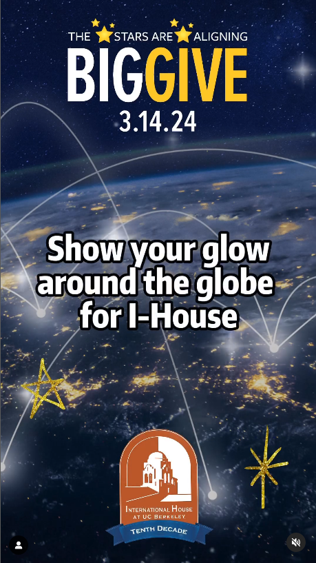 Show your Glow for I-House during Big Give!
Make a gift of $10 or more by 9 p.m. tonight (Berkeley time) at ihouse.berkeley.edu/givingday
#CalBigGive #Internationalhouse
youtube.com/shorts/ifaRFnU…