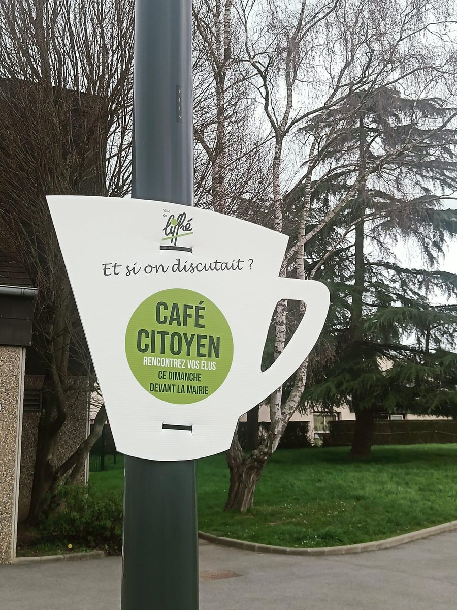 Le 1er #cafécitoyen ☕️ Ville de #Liffré , c’est ce dimanche 17 mars 2024 sur le temps du marché 🤝

Habitant(e)s de Liffré, vos élu(e)s vous accueilleront devant la mairie.

Belle occasion d’échanger avec nous, autour d’un café ☕ sur les sujets de votre choix 💬

À dimanche !