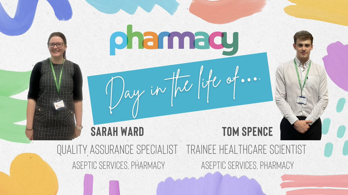 Day 4 of # HCSweek24 #HealthcareScienceWeek2024 at #WUTHpharmacy Today we take you on a #DayInTheLifeOf our two Healthcare scientists in Pharmacy….come with us! @WeHCScientists @NSHCS @ahcsuk #AtTheHeartOfHealthcare @WUTHnhs @WUTHstaff (1/15)….