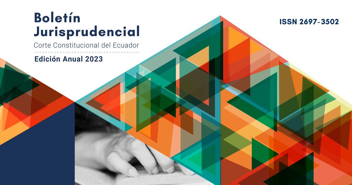 CorteConstEcu's tweet photo. 📢BUENAS NOTICIAS | Ya está disponible la edición anual 2023 del #BoletínJurisprudencialEc.

📔 Descubre las decisiones más destacadas, las novedades jurisprudenciales y mucho más.

📲 Léelo AQUÍ⬇️

https://t.co/byLW0FEyKY https://t.co/oaAi8nguvW