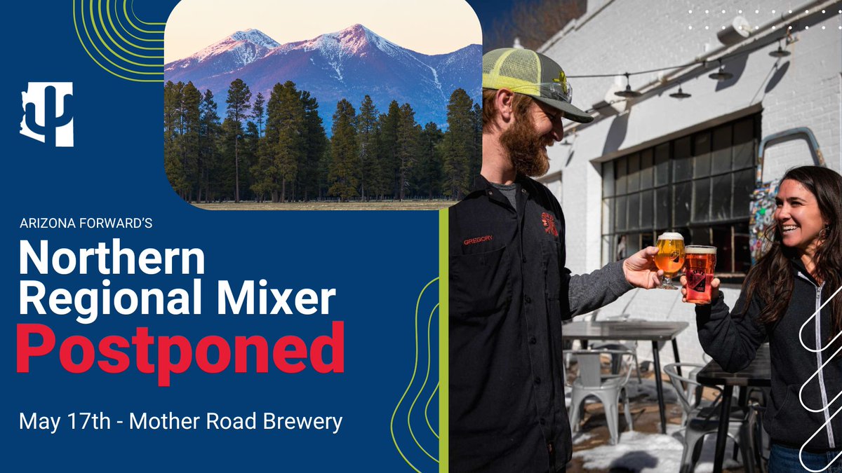 🚨 Event Update 🚨 Due to unforeseen weather, our Northern Regional Mixer, originally scheduled for tomorrow, March 15th has been postponed. New date: May 17th at Mother Road Brewery! Mark your calendars and stay tuned for more details. Thanks for your understanding!