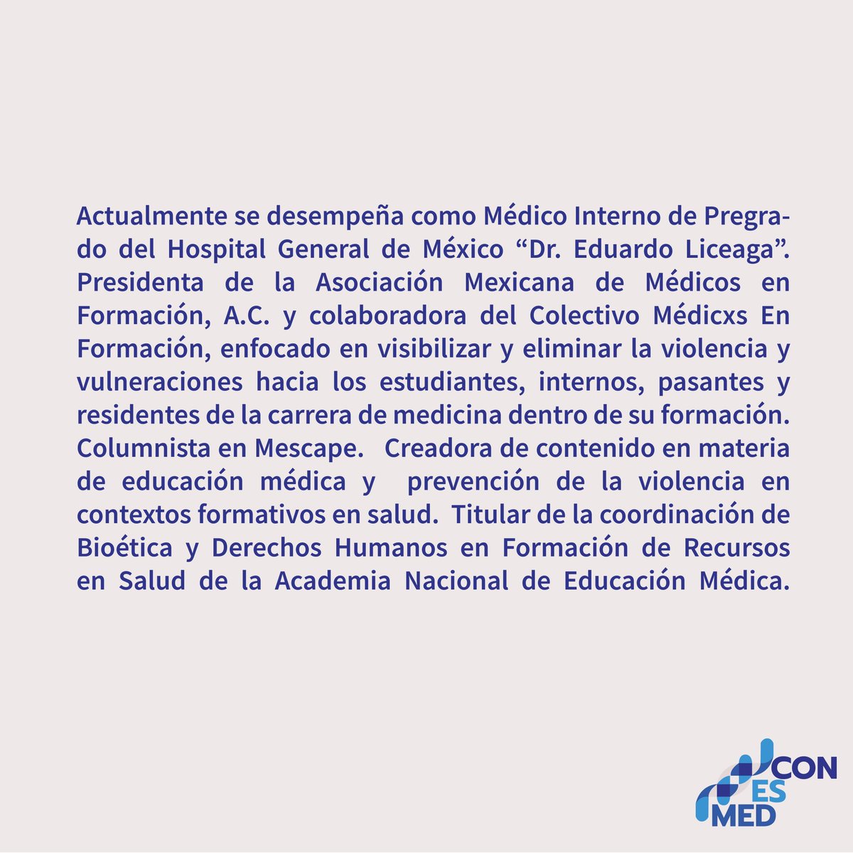 Mis amigos de la Facultad de Medicina de la <a href="/UAQmx/">UAQmx</a> me invitaron al 1er CONESMED. ¡Nos vemos en Holiday Inn Centro Histórico, Querétaro del 3 al 5 de mayo!

Si son estudiantes, allí les esperamos. Y si no son, ¡inviten a los que conozcan!