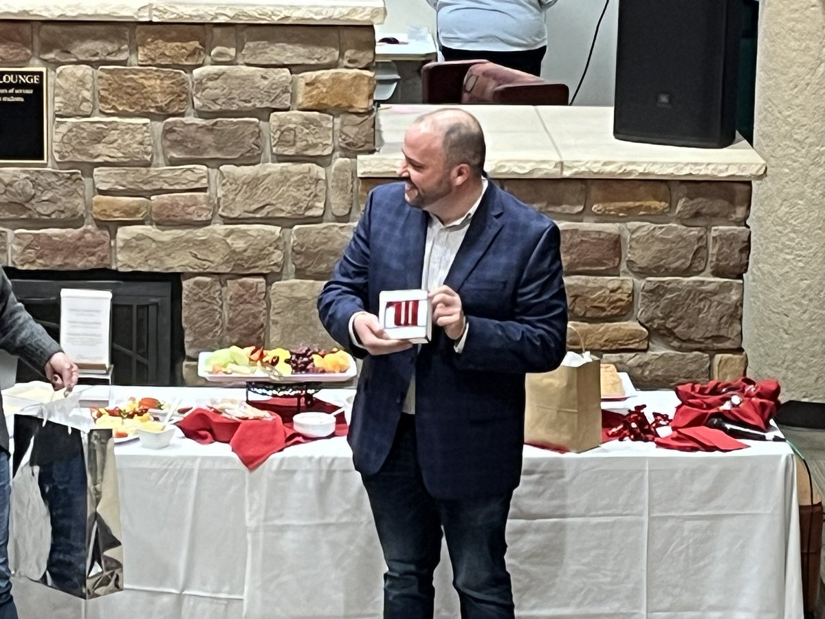 wittenberg's tweet image. Colleagues and friends celebrated Assistant Vice President for Student Development &amp;amp; Senior Associate Dean of Students Jon Duraj today to thank him for his service and wish him well as the new vice president for student life at @StLawrenceU. Congrats, Jon, and good luck! #TigerUp