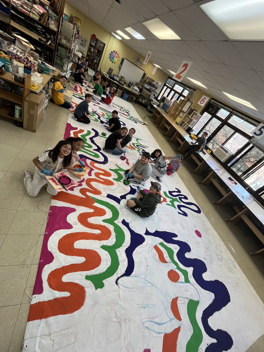 We have color! 2024 Fifth Grade Scenery Club @WWP_Dalers