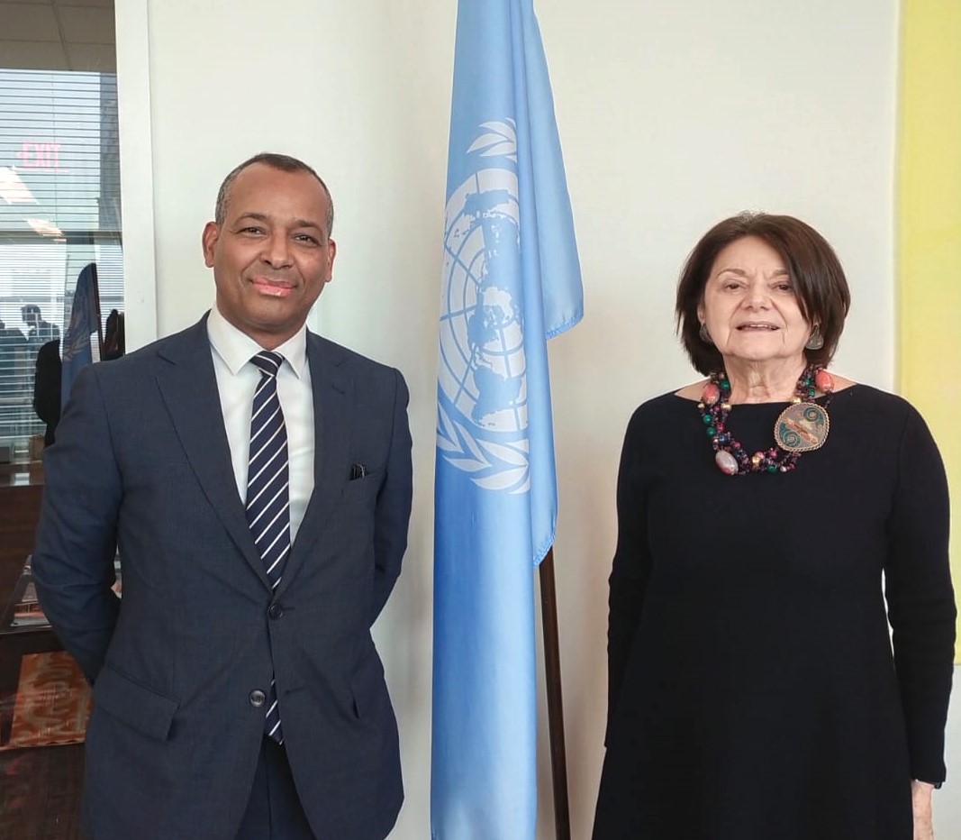 Today I met Ms Rosemary DiCarlo, USG for Political and Peacebuilding Affairs. We discussed the #UN peace process in #WesternSahara in light of PESG Mr Staffan de Mistura’s ongoing efforts, and I briefed her on the Frente #POLISARIO position on the process and related issues.