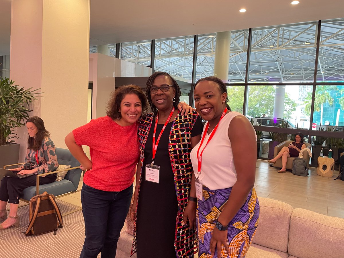 This week UNGEI Director, @antaraganguli, embraced the strength of feminist partnerships @cies_us with @itsfarrahm of @edu_transformer, @MarthaMuhwezi & Catherine of @RsFawe. ✨