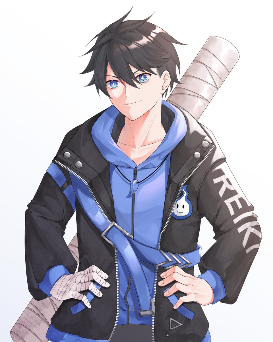 Got a wonderful half body illustration made by <a href="/xianglynx_/">Xiangling</a>  thank you.
#reikillustration