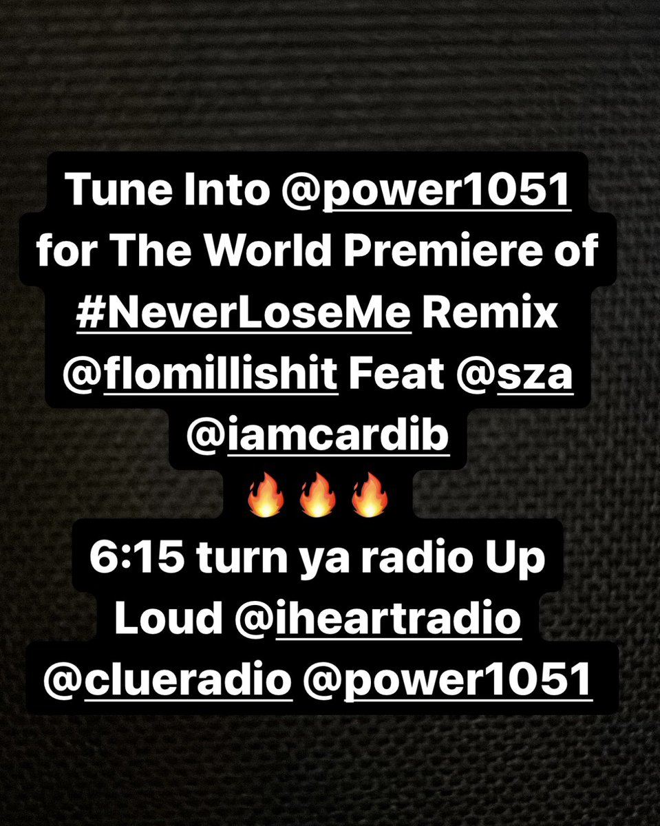 Tune into @Power1051 @clueradio Nowwwww