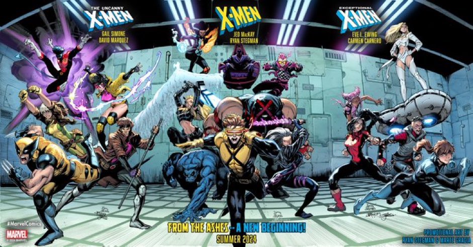 As someone who wasn’t familiar w/Krakoa (I wasn’t reading/collecting), I had a VERY hard time getting into X-books when I started back reading comics. Krakoa was so complicated! Feels like I might be the target audience for these books (lapsed fans) because I’m PSYCHED! #xmen