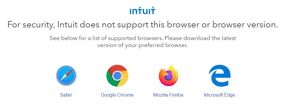 CallMeLouzander's tweet photo. @TeamTurboTax I've tried accessing my account through Chrome, Firefox, and Edge, all of which are up to date, and I've gotten this message every single time. What's going on? https://t.co/yDosCv0mgG