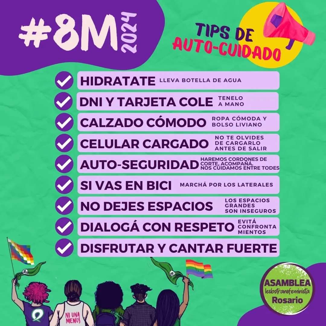 CampaAbortoRos's tweet photo. 💚Es ley y seguirá siéndolo! 💪🏻

#8M ¡Sumate a marchar con la Campaña este sabado con tu pañuelo verde!
👉🏼 13:00 h. concentramos en Plaza San Martín para marchar. 
👉🏼 14:00 h. marchamos hacia el Parque a la Bandera.
💪🏼¡Defendamos en la calle nuestros derechos conquistados! 🔥💚 https://t.co/gOinIOeDum