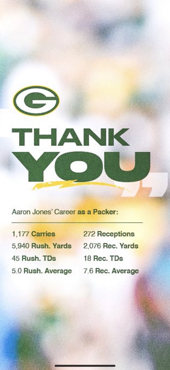 Aaron Jones 3️⃣3️⃣ tweet media