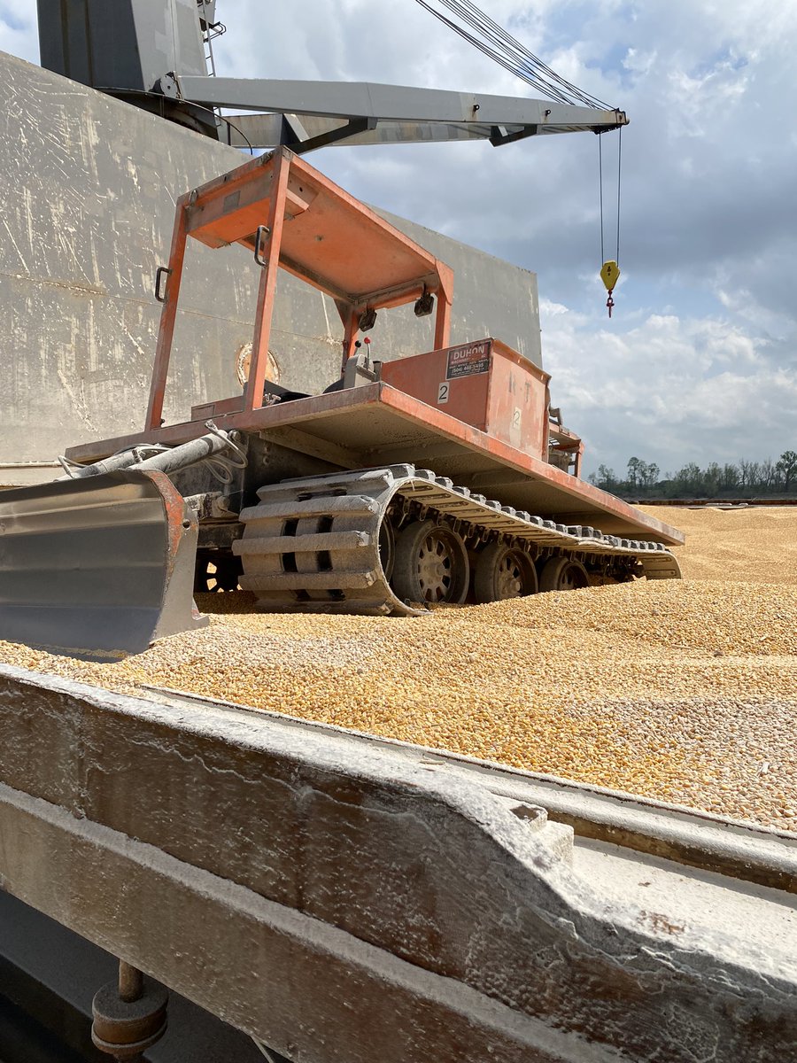 jcaupert's tweet photo. To all my fellow #Corn π½ farmers, this ship is fully loaded with 2 million bushels and about to depart New Orleans, arriving 40 days later in Japan!
#Agriculture #Grain #GEAPS #NCGA
#Feed and #Fuel the world!
@GEAPSinfo @NationalCorn https://t.co/KzrwP1MOvw