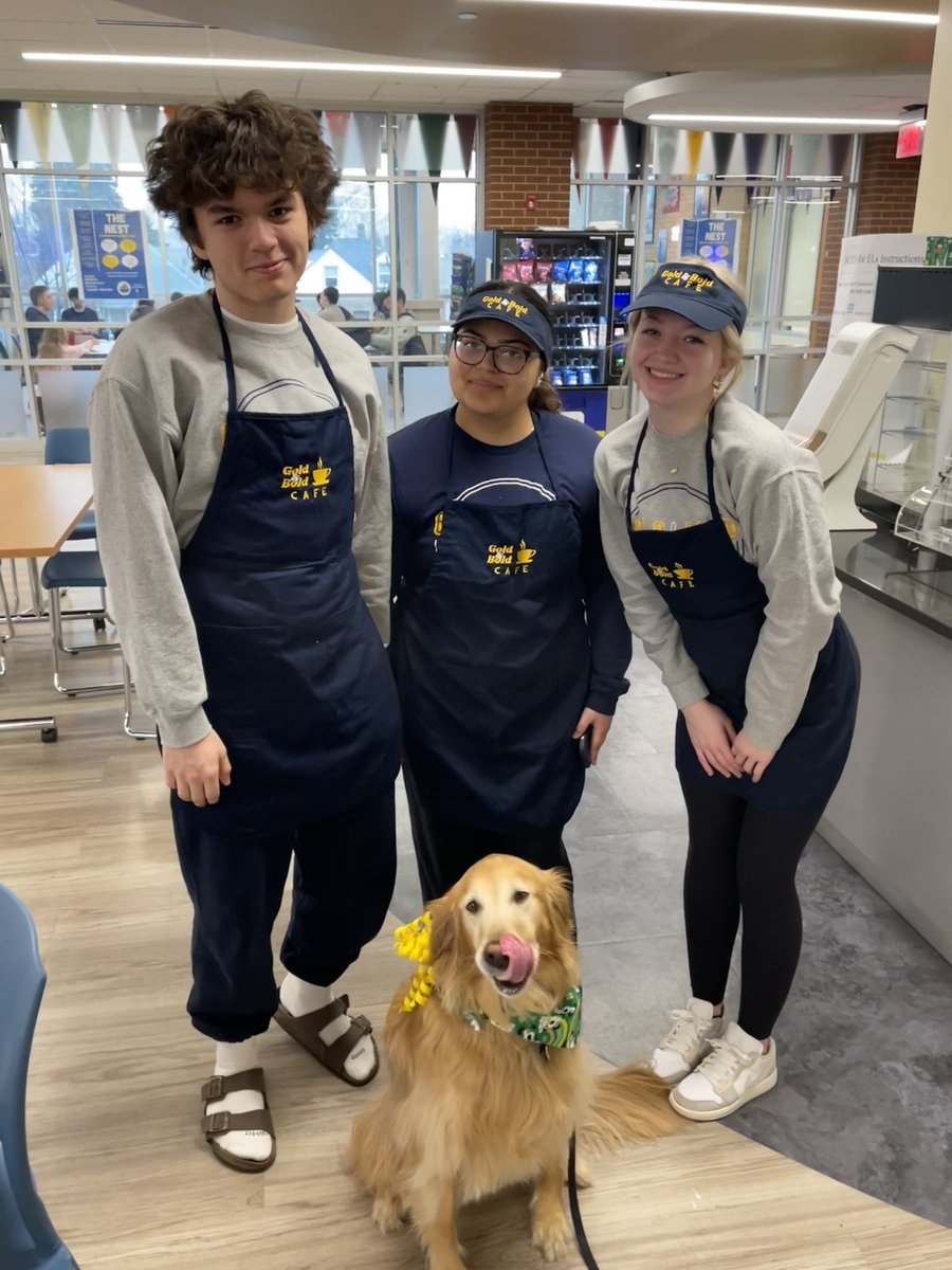 Penny enjoying her first PupCup!
#leydenpride