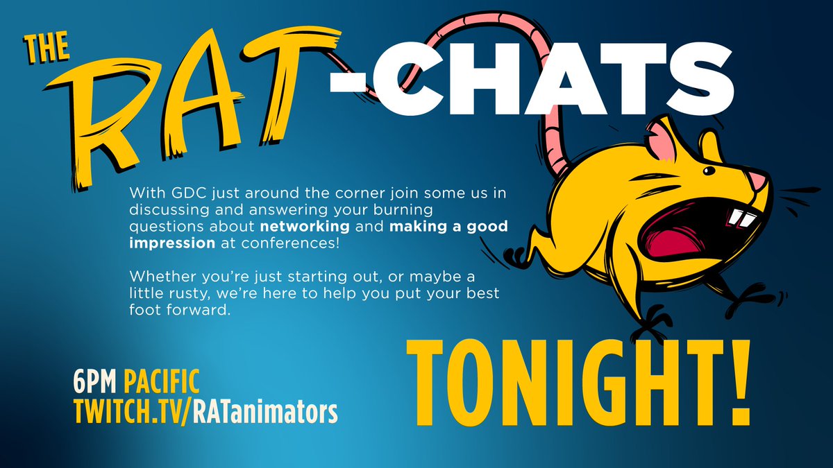 COMING IN HOT!! 

With #GDC2024 just around the corner join some us in discussing and answering your burning questions about networking and making a good impression at conferences! Whether you’re just starting out, or maybe a little rusty, we’re here to help. 

See you tonight.