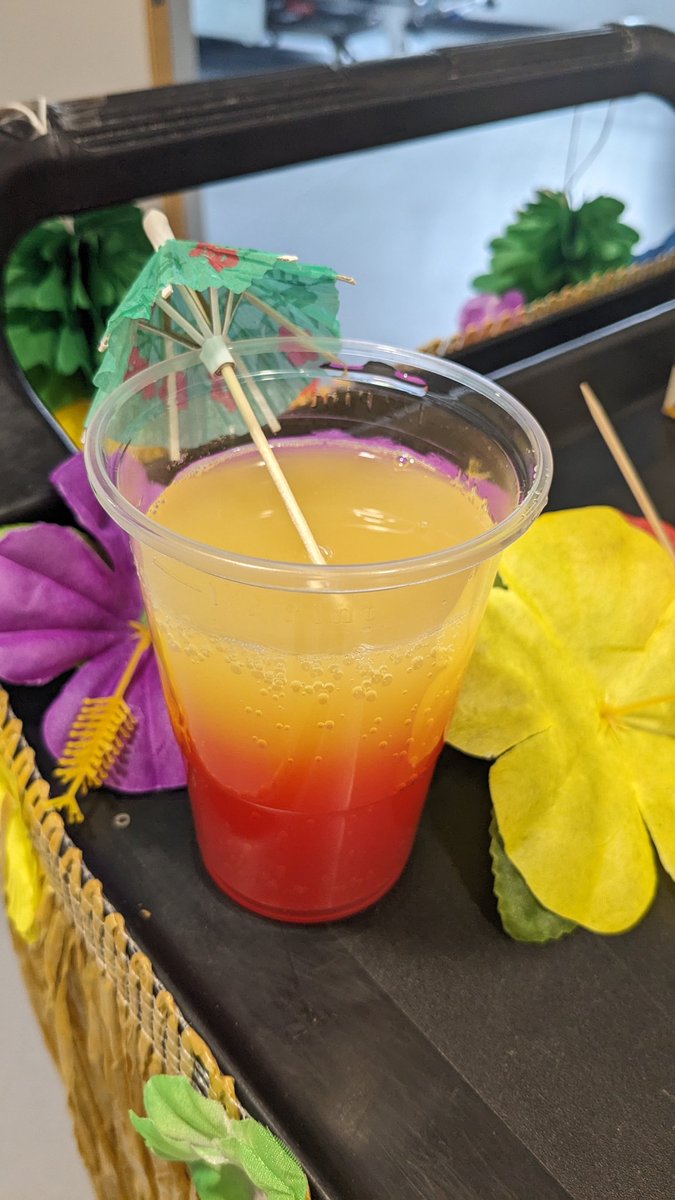 Thirsty Thursday for <a href="/NHWeek/">N&H Week</a> was a tiki bar for all patients and staff. It's been a great week of MDT activities on the Stroke Unit <a href="/RotherhamNHS_FT/">The Rotherham NHS FT</a>. Thank you everyone for the support <a href="/GailSmith298550/">Gail Smith</a> <a href="/Jennybentonamu/">Jennifer Benton</a> <a href="/MatronTeam/">care group 1. - medicine, matron team RFT</a>