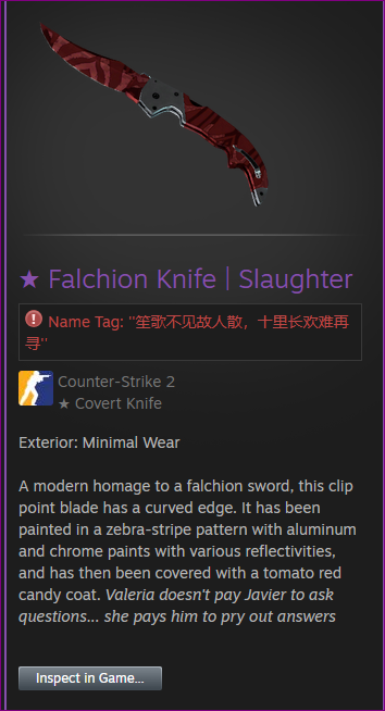ZlashyVIP's tweet photo. What is your favorite Falchion Knife skin in CS2? 🤔
✅RT+LIKE
✅TAG 1 FRIEND
✅VISIT: https://t.co/BkP0EjVTZU
👉FREECSGOSKIN offers many REWARDS, BONUSES & PROMO CODES!
🍀Good Luck Everyone! #freecsgoskin #free #promocode #rewards #giveaways #money https://t.co/DuN4JGI14V