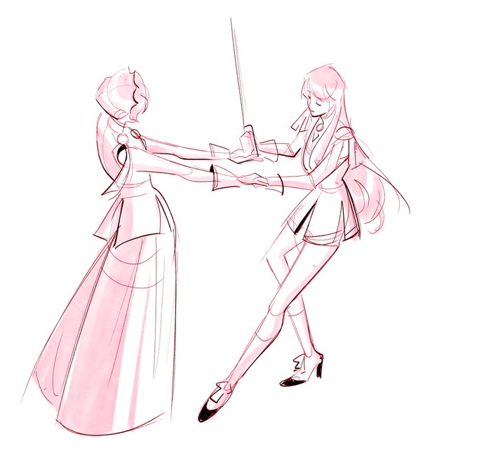「2girls dancing」 illustration images(Latest)