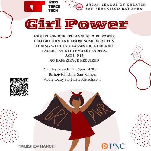 5th Annual Girl Power is this Sunday at 2pm! Youth 9-18 apply here to join in this fun and amazing event lead, created, and taught by our Female Leaders. Click the link in our bio to sign up now!!