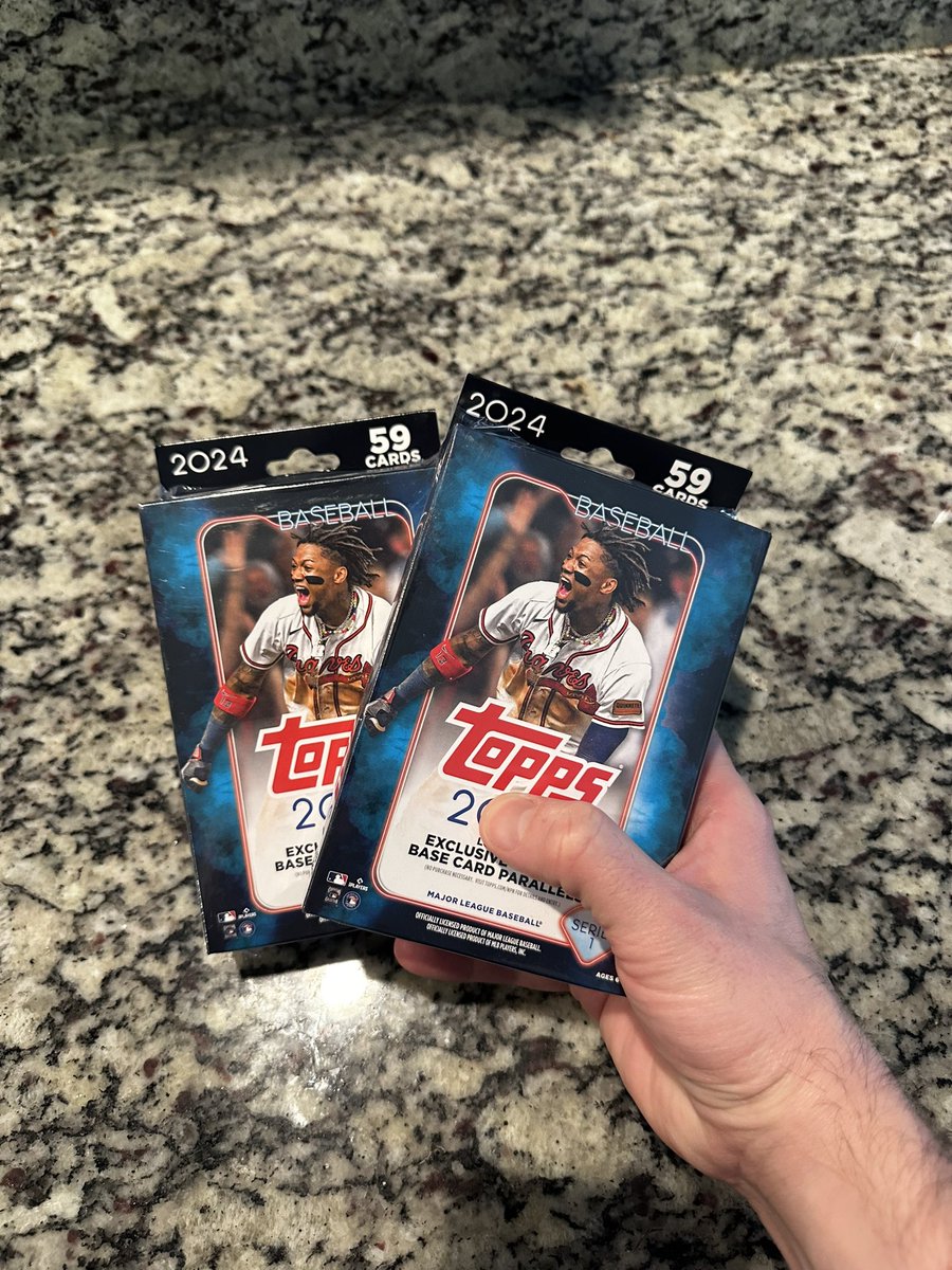 BeersBowman's tweet photo. 🏟️Opening Day Giveaway⚾️

🌟With Bonus entry! 

2024 Topps Series 1 Hanger
Winner drawn Opening Day 

1) Retweet and Like this tweet

2) Tag a friend 

3) Follow me @BeersBowman
#Giveaway #MLB #OpeningDay 

🌟Bonus box: must follow on instagram @beers_bowman for bonus 2nd box https://t.co/JrivYue2g7