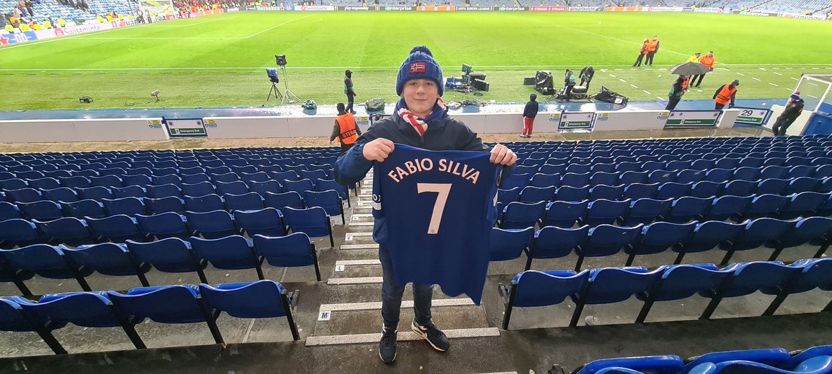 Result not what we wanted tonight.

Every cloud has a Silva lining though!! 

Massive thanks to Fabio Silva for giving my boy his shirt after the game, he is buzzing and can't stop smiling 💙

#RangersFC #fabiosilva